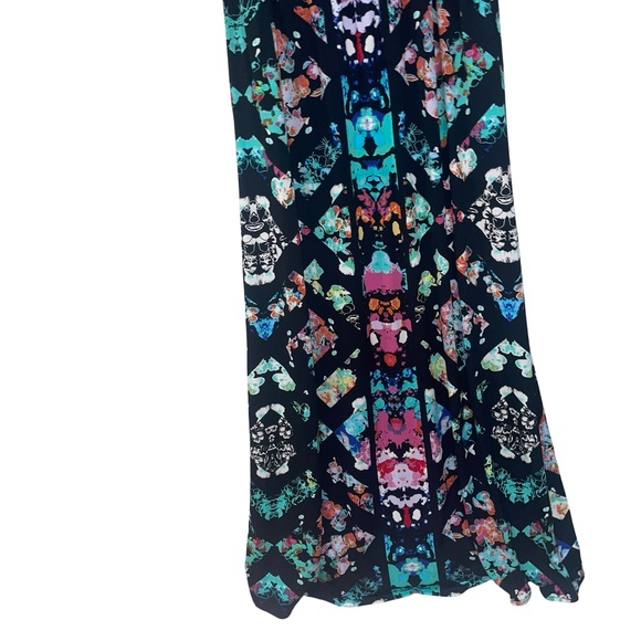 Nicole Miller Women's Colorful Halter Top Maxi Dress Sz XL - Picture 5 of 10